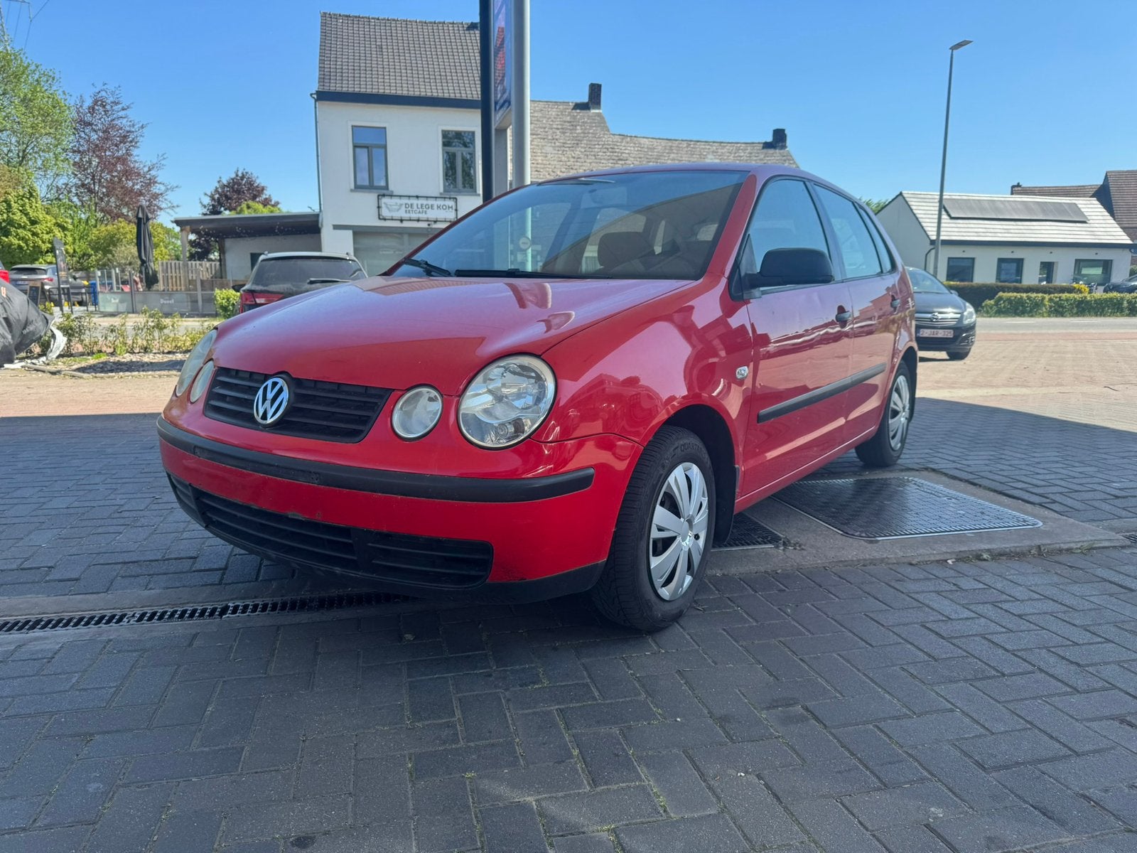 Volskwagen Polo 1.4 - ESSENCE - 243.000km - 2004, Autos, Rouge, Achat, Entreprise, Boîte manuelle