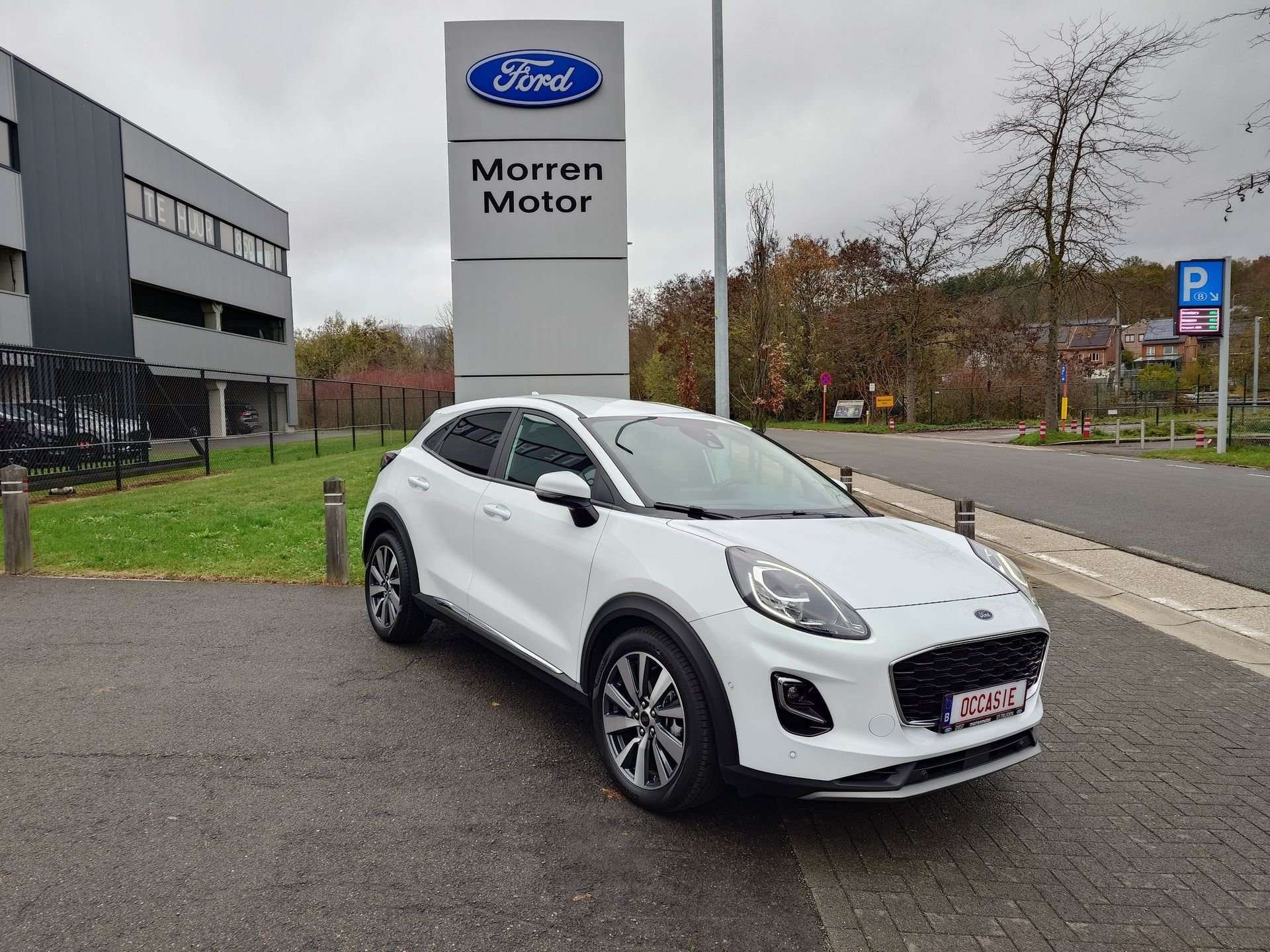 Ford Puma Titanium X Ecoboost mHEV AUTOMAAT *86713 OC0590, Auto's, Puma, Wit, Hybride Elektrisch/Benzine, SUV of Terreinwagen