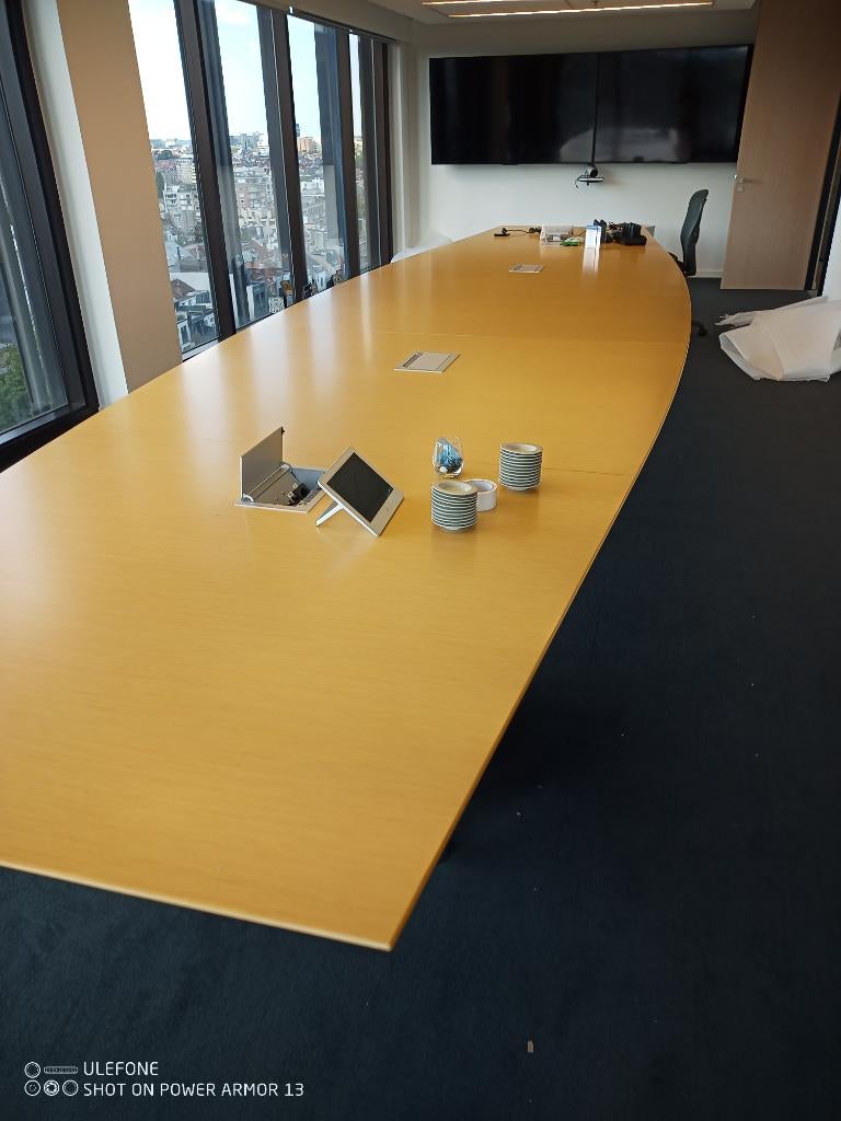 Enorme Florence Knoll vergader- en conferentietafel van 8 m, Ophalen
