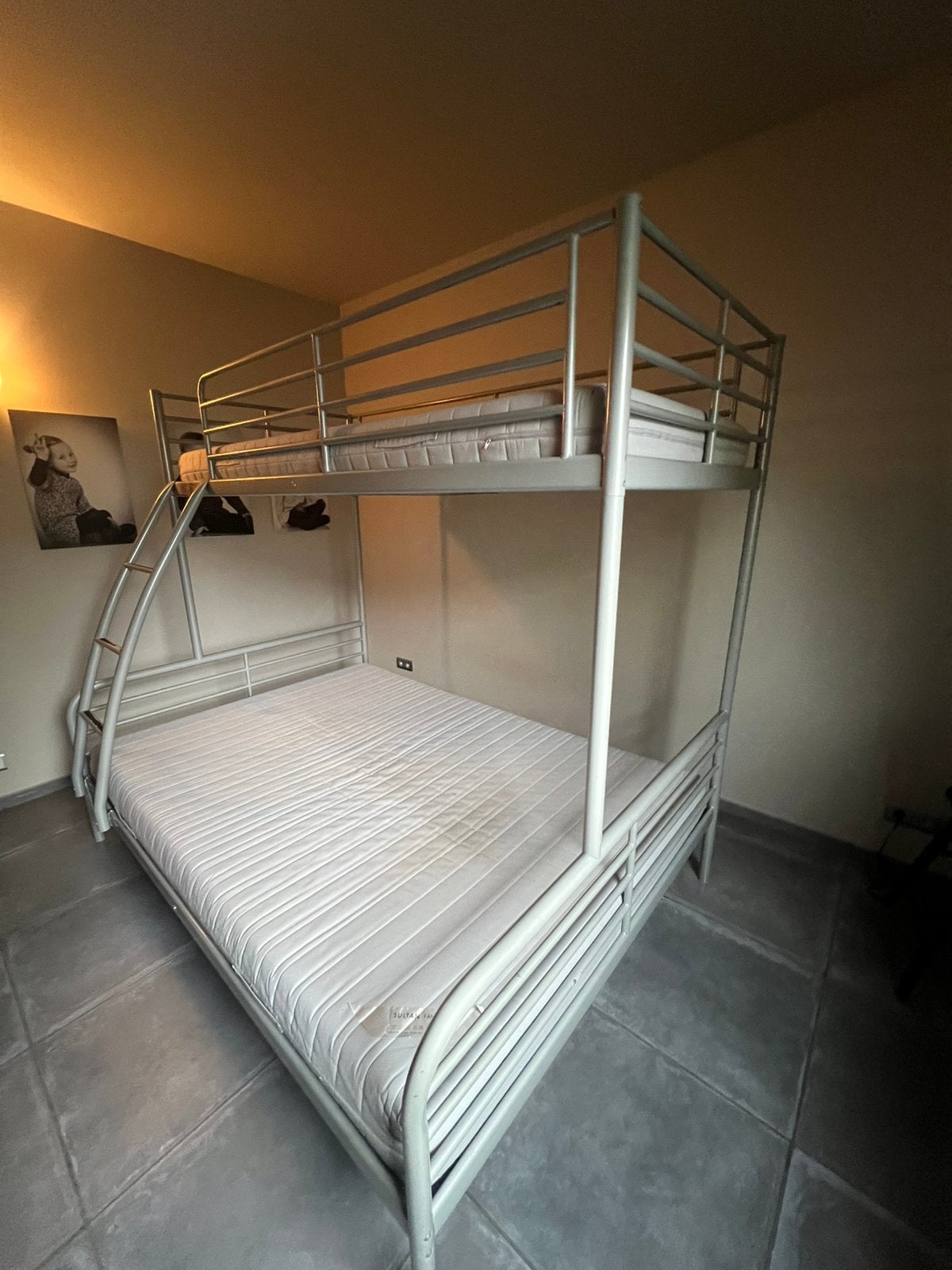 Stapelbed IKEA (matrassen inbegrepen), Ophalen, Gebruikt, 160 tot 180 cm, Tweepersoons