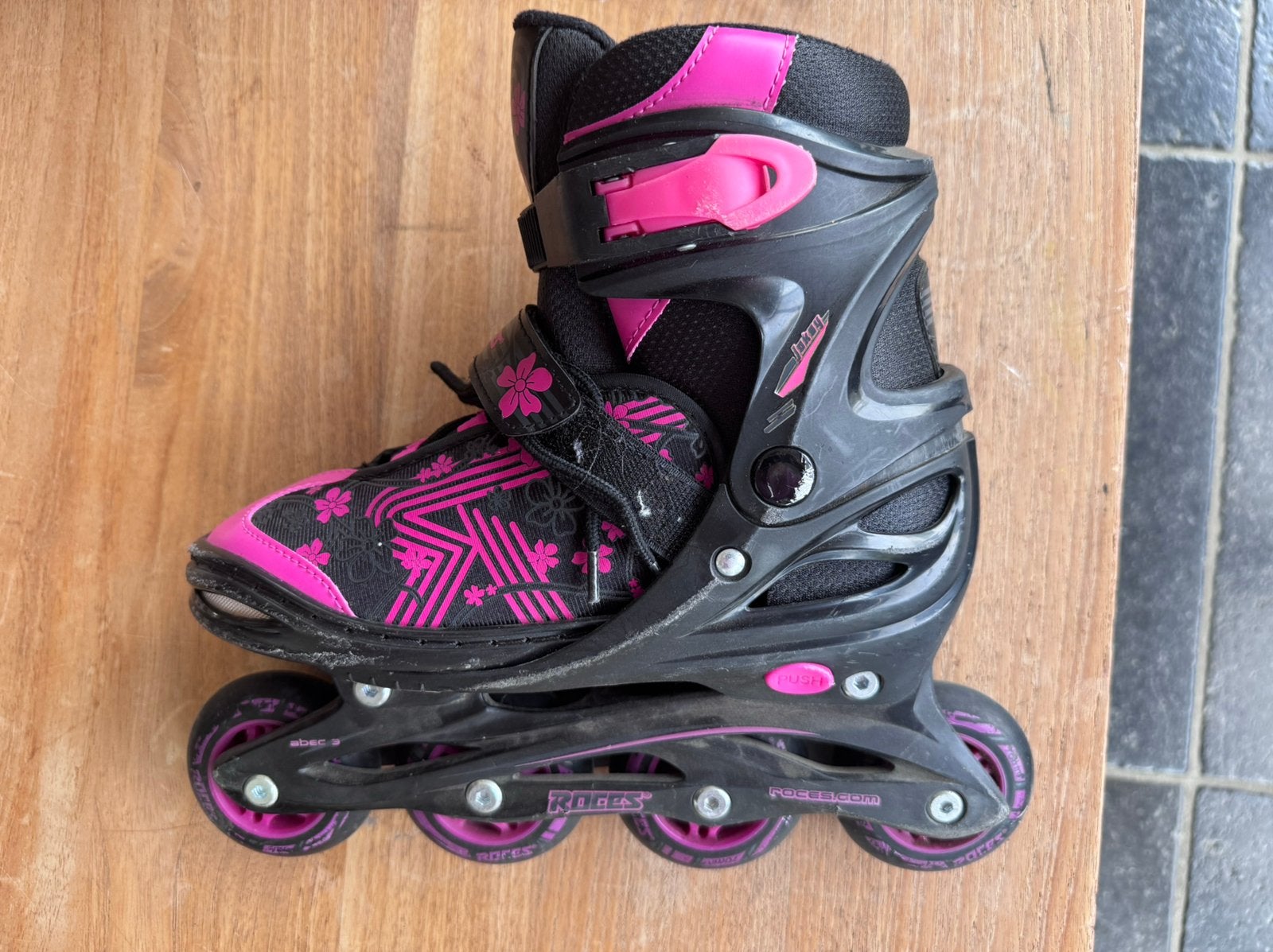 Inline skates maat 34-37 Roces, Ophalen, Zo goed als nieuw, Roces