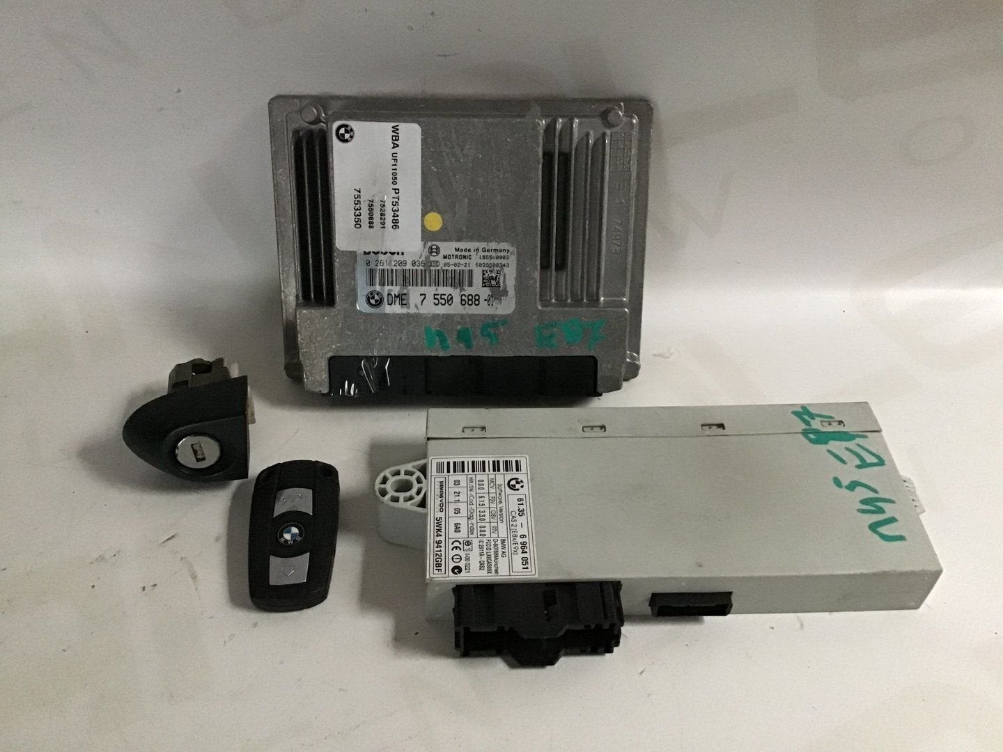 Computer motormanagement set N45 BMW E87 DME 7550688, Gebruikt, -, -, Ophalen of Verzenden