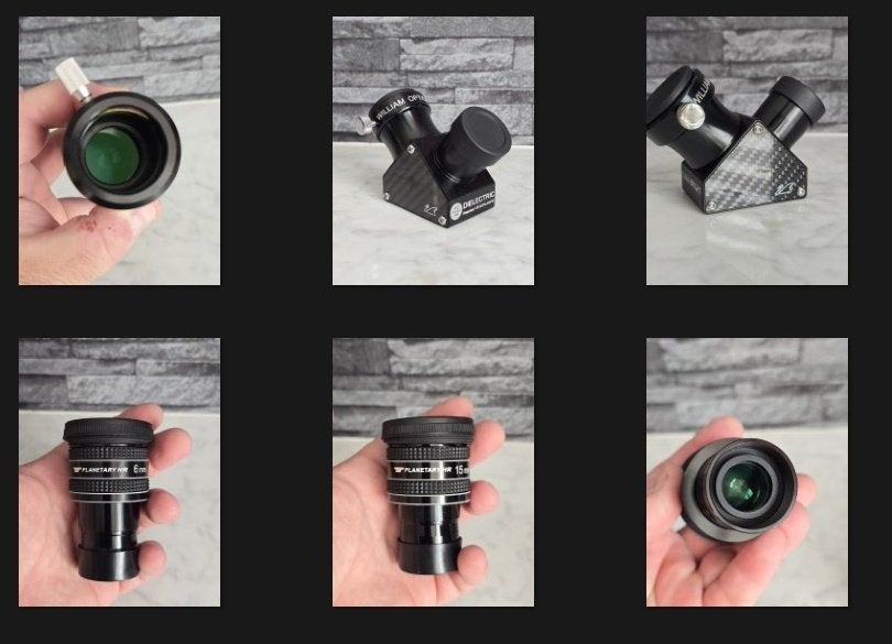 Accessoires, oculaires...téléscopes, Audio, Tv en Foto, Optische apparatuur | Telescopen, Ophalen, Zo goed als nieuw, Minder dan 80 mm