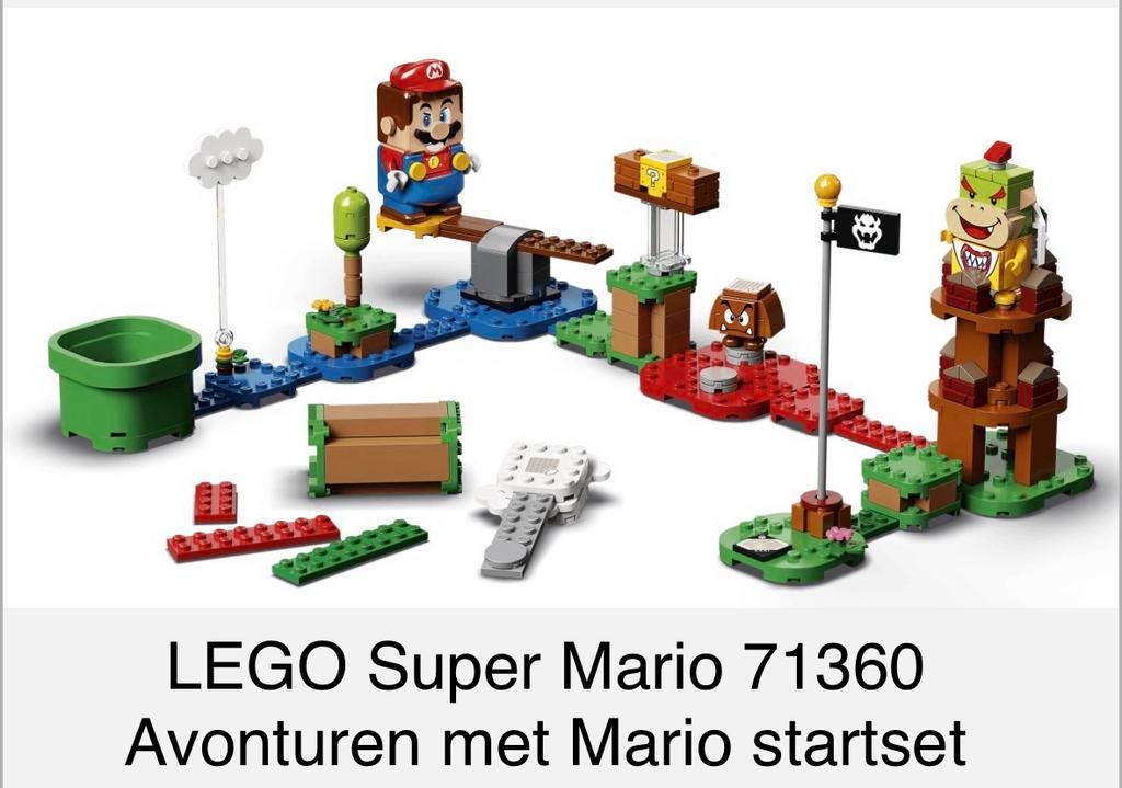 Lego Mario en Luigi: 2 startersets + 3 uitbreidingen, Kinderen en Baby's, Speelgoed | Duplo en Lego, Gebruikt, Lego, Complete set