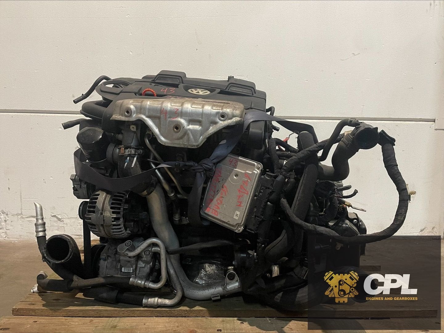 Audi Seat Skoda Volkswagen 1.4 TSI CAV Complete Motor Engine, Autos : Pièces & Accessoires, Moteurs & Accessoires, -, Audi, Utilisé