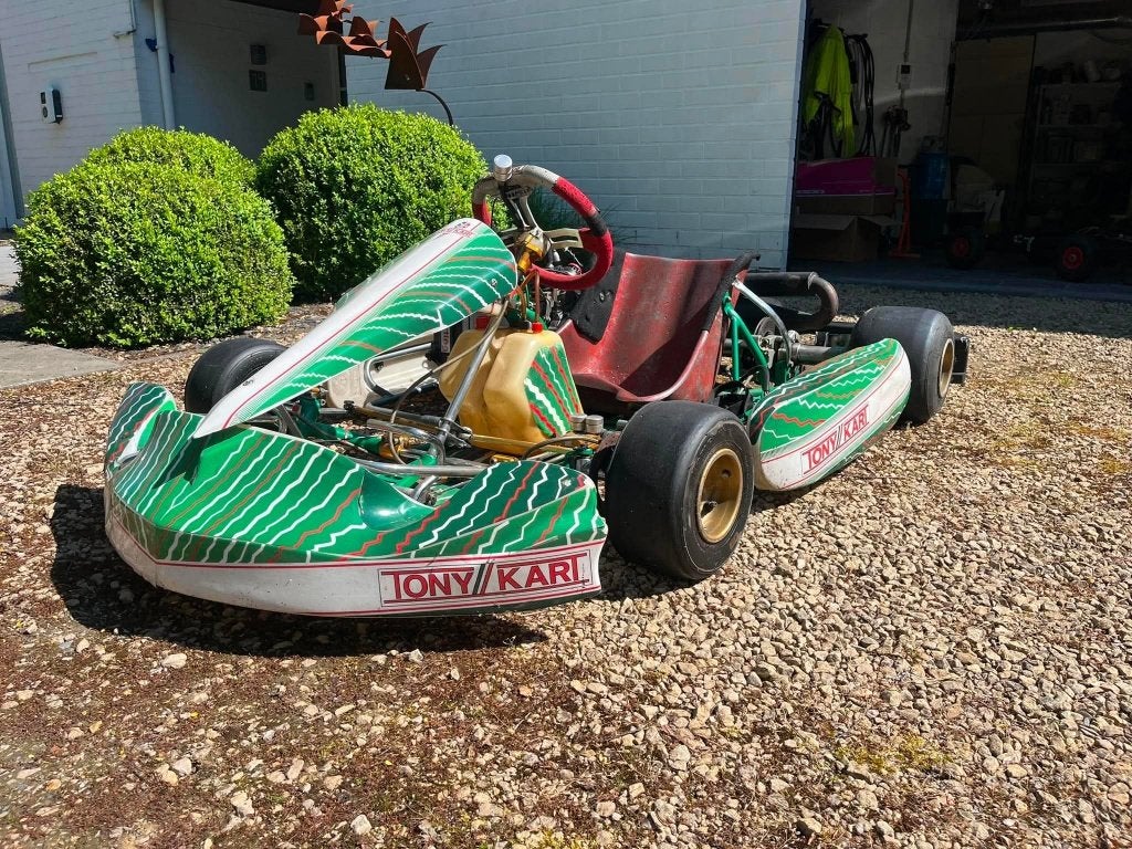 TonyKart 125 cc + remorque + chariot fixe, Sports & Fitness, Enlèvement, Utilisé, Kart