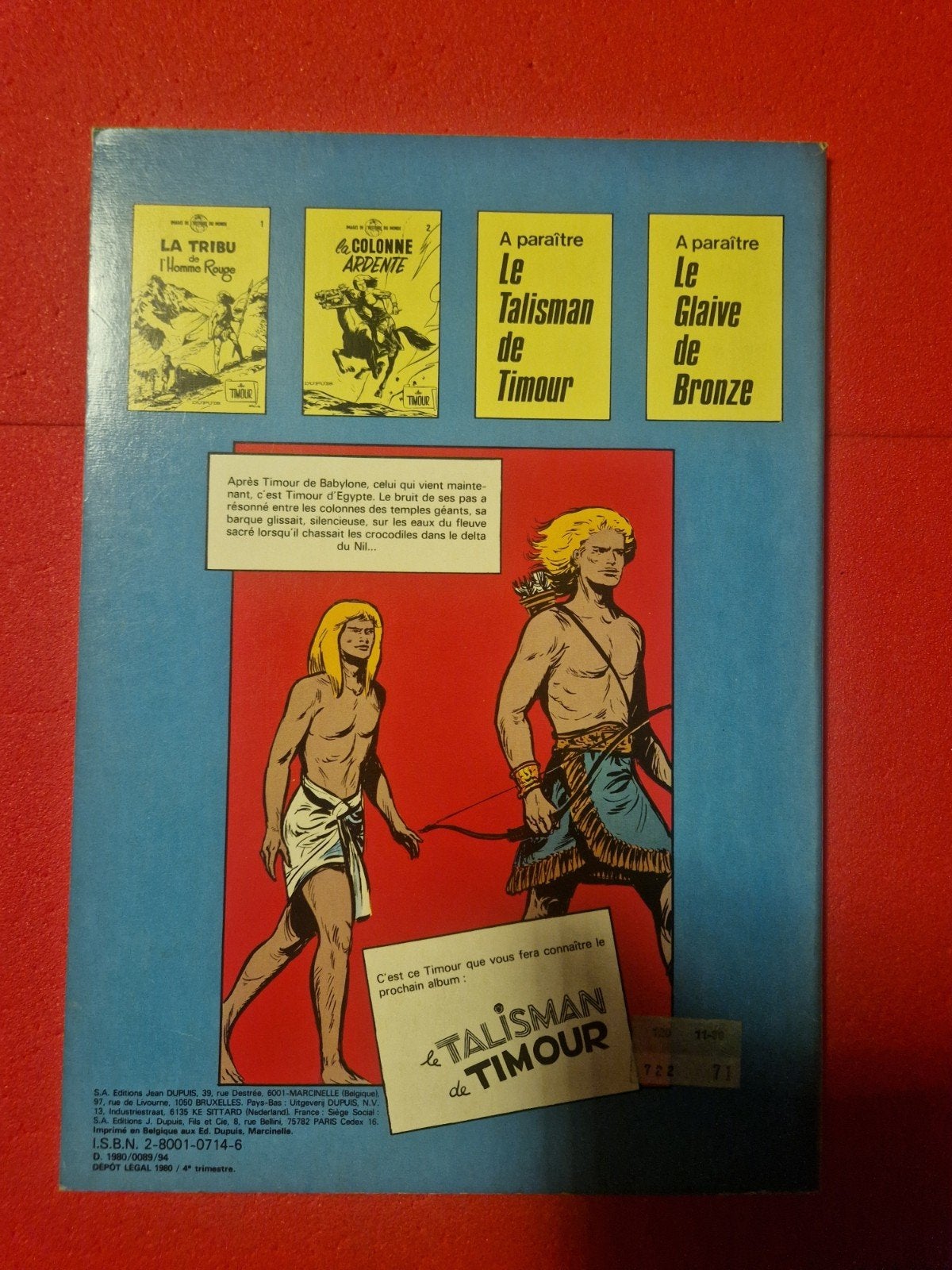bd les timour 2,edition souple, Livres, Enlèvement ou Envoi