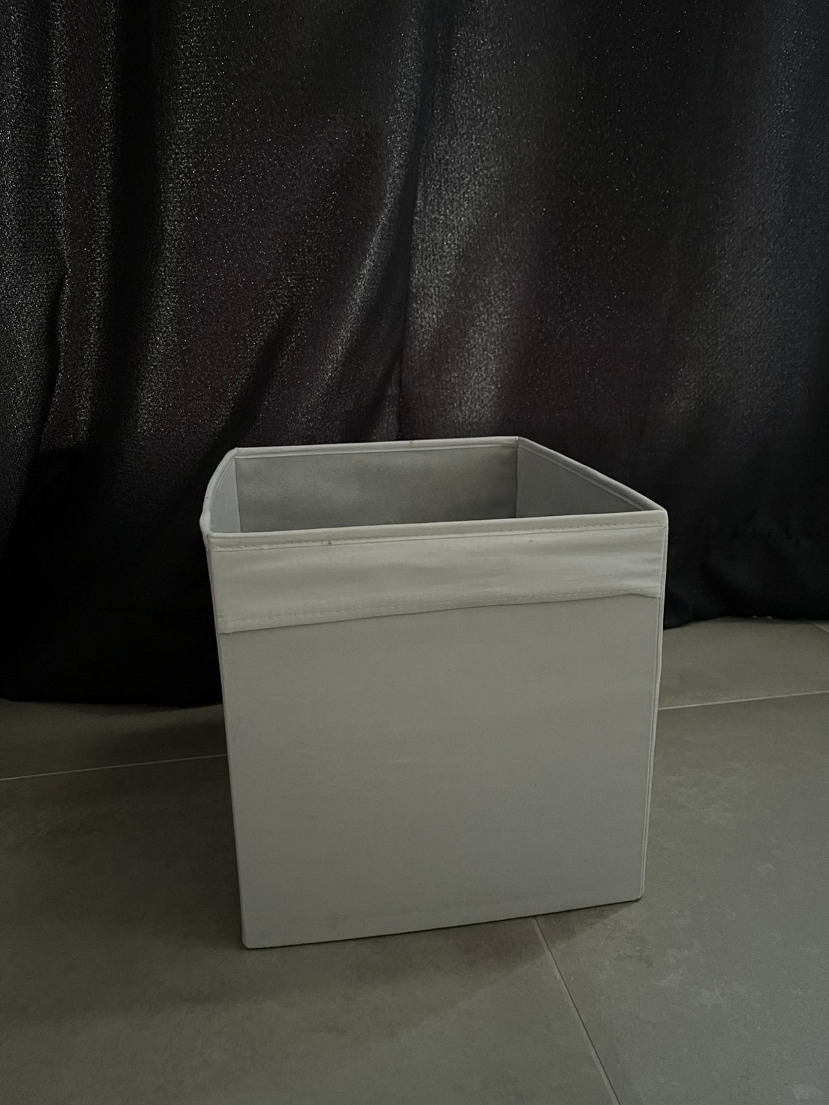 4 witte stoffen bakken Kallax Ikea, Enlèvement, Comme neuf