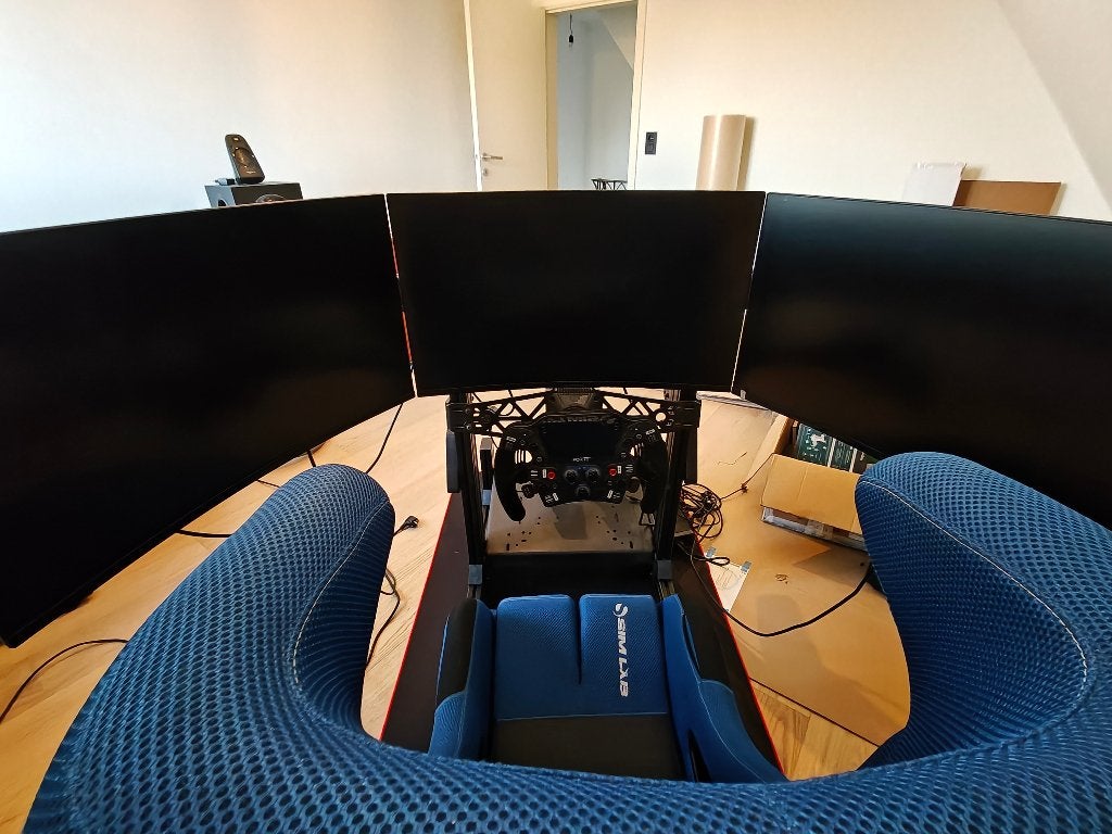 Sim rig sim lab gt1  Evo + asetek + vrs pro pedals, Ophalen, Zo goed als nieuw