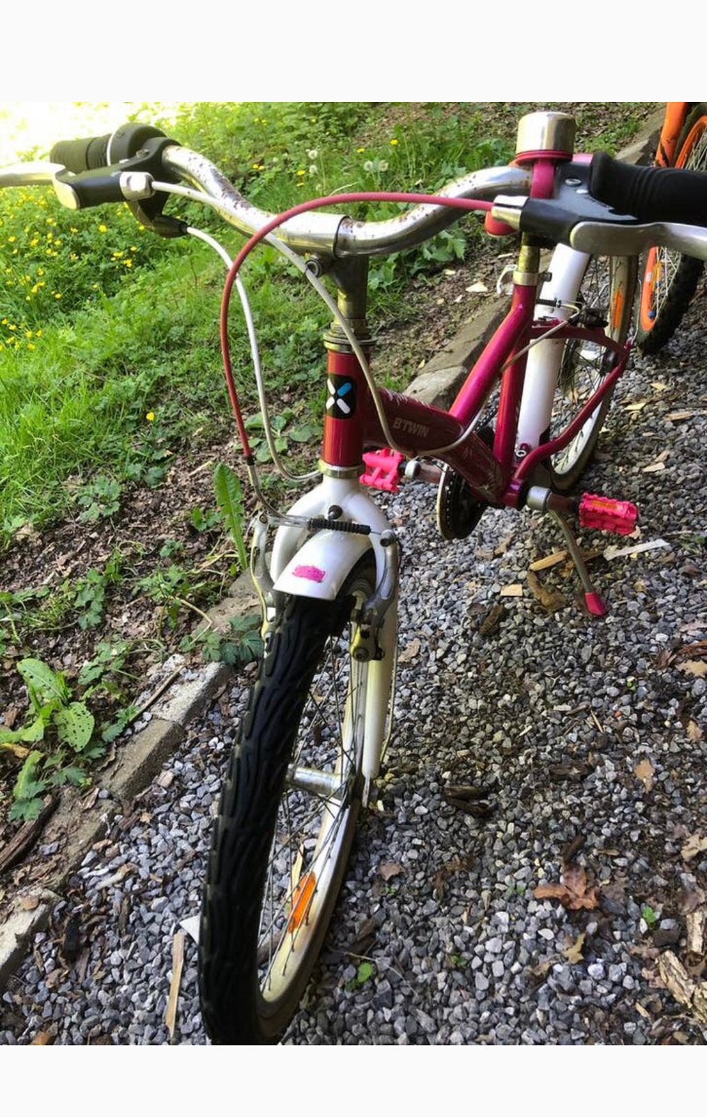Meisjesfiets 20 inch roze decoratie, Fietsen en Brommers, Fietsen | Kinderfietsjes, Ophalen, Gebruikt