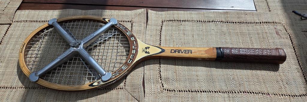 Retro tennis racket Castle Driver/Zephirspanner/vadertjesdag, Ophalen of Verzenden