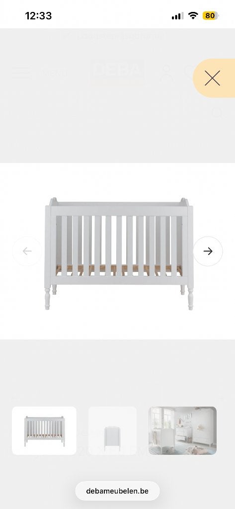 Ledikant, Kinderen en Baby's, Ophalen, Gebruikt, Ledikant