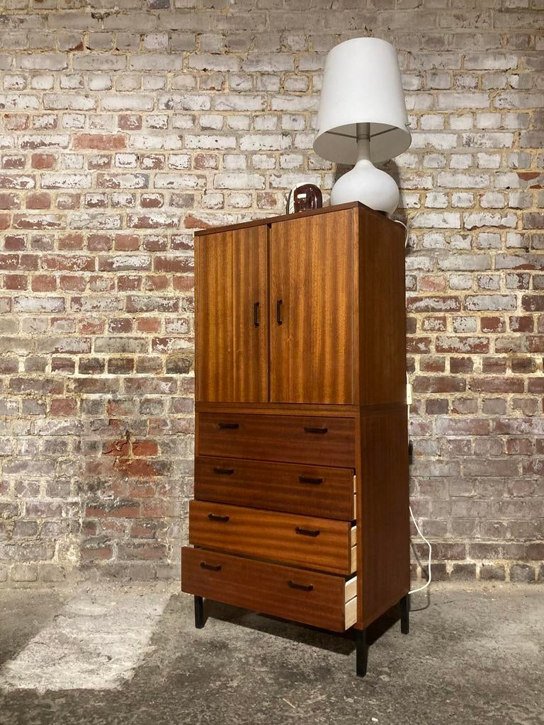 Meubels - dressoir Scandinavisch vintage teakhout, Huis en Inrichting, Ophalen, Zo goed als nieuw, Teakhout