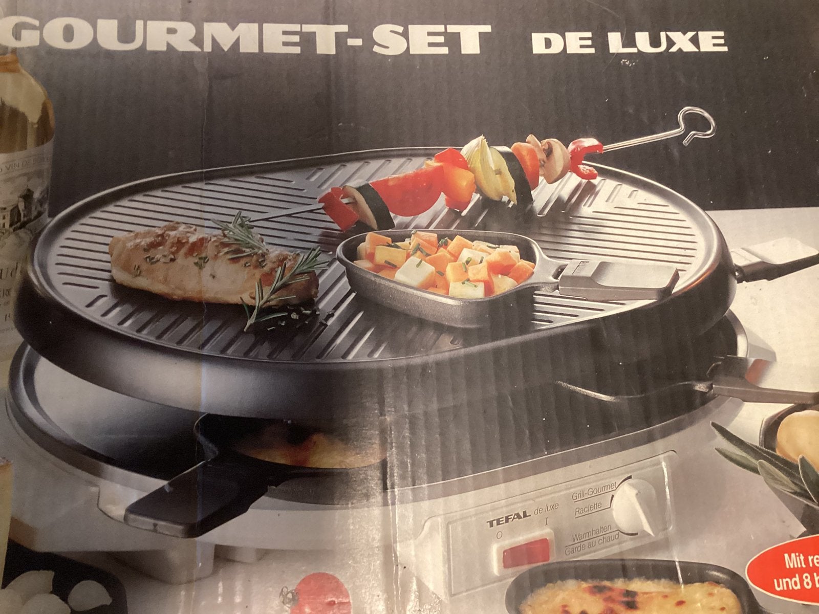 Gourmet-set De luxe Tefal, Elektronische apparatuur, Ophalen of Verzenden, Zo goed als nieuw