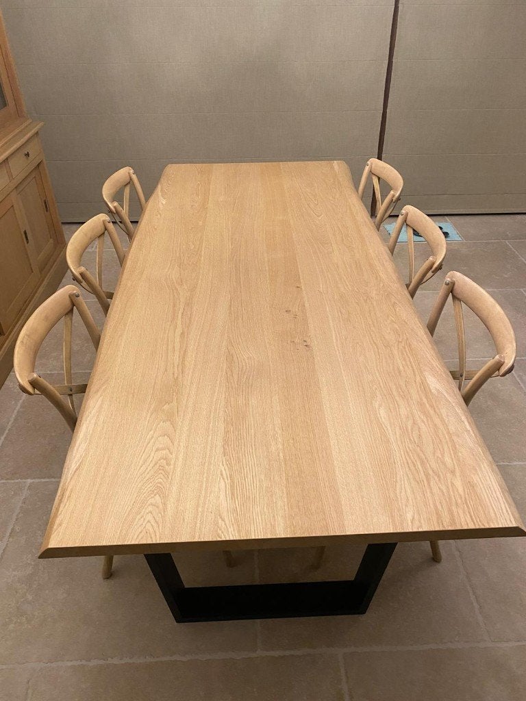 Eettafel, Huis en Inrichting, Ophalen, 100 tot 150 cm, 200 cm of meer, Vijf personen of meer