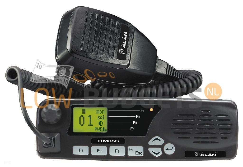 Midland HM135S VHF Mobilofoon 136-174 MHz IP54, Envoi