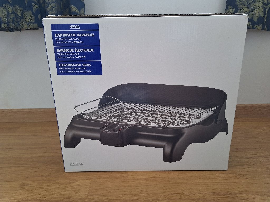 elektrische barbecue hema, Tuin en Terras, Ophalen of Verzenden, Zo goed als nieuw, Hema