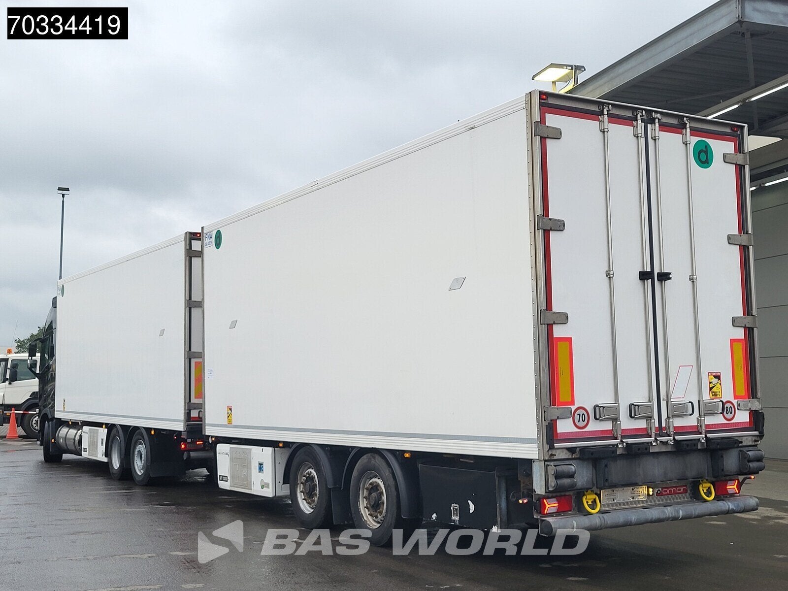 Volvo FH 460 6X2 Combi LNG engine! Thermo King UT 1200 coole, Auto's, Automaat, Stof, CNG (Aardgas), 338 kW