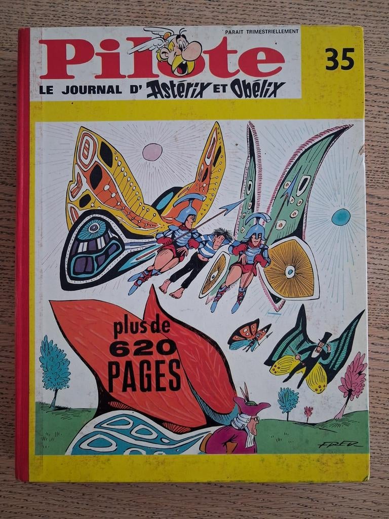 Pilote 35, Ophalen of Verzenden, Gelezen, Goscinny - Uderzo