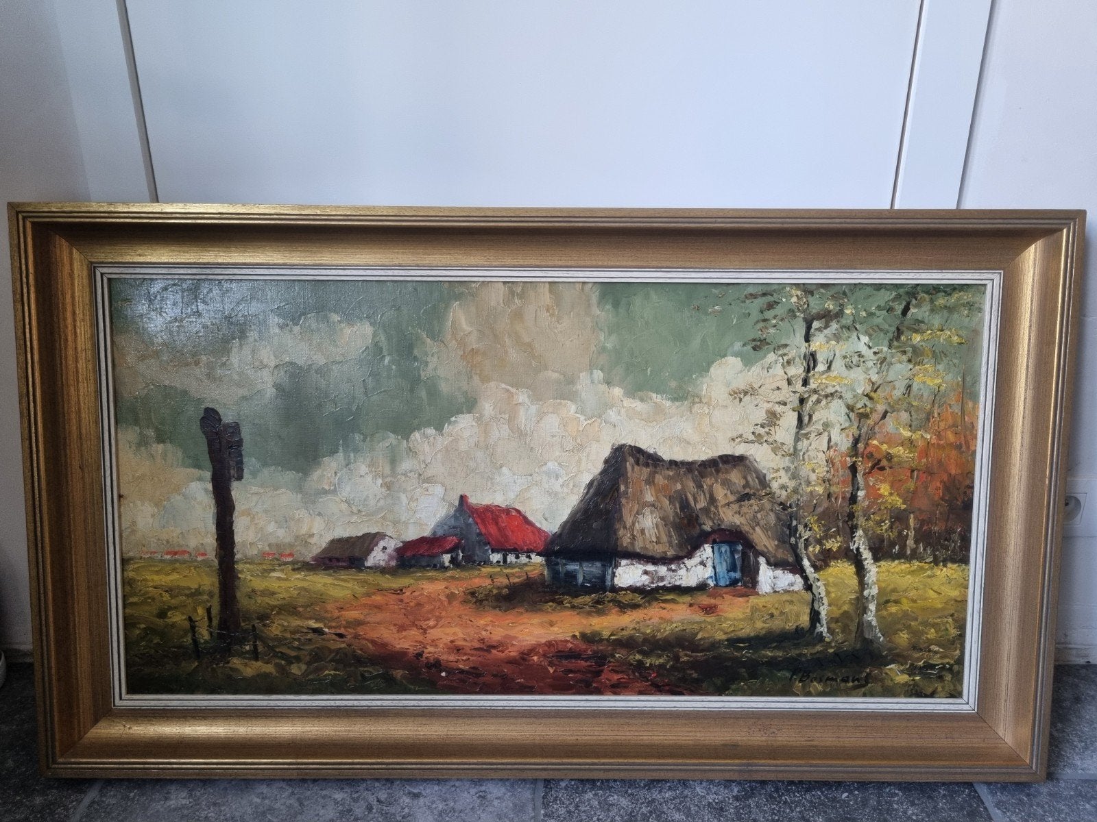 Peinture de P.Bosmans, Enlèvement