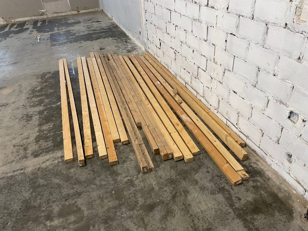 19x Lat Plank geschaafd vuren 44x69mm 270cm FSC, Doe-het-zelf en Bouw, Hout en Planken, Ophalen, Gebruikt, 25 tot 50 mm, 250 tot 300 cm