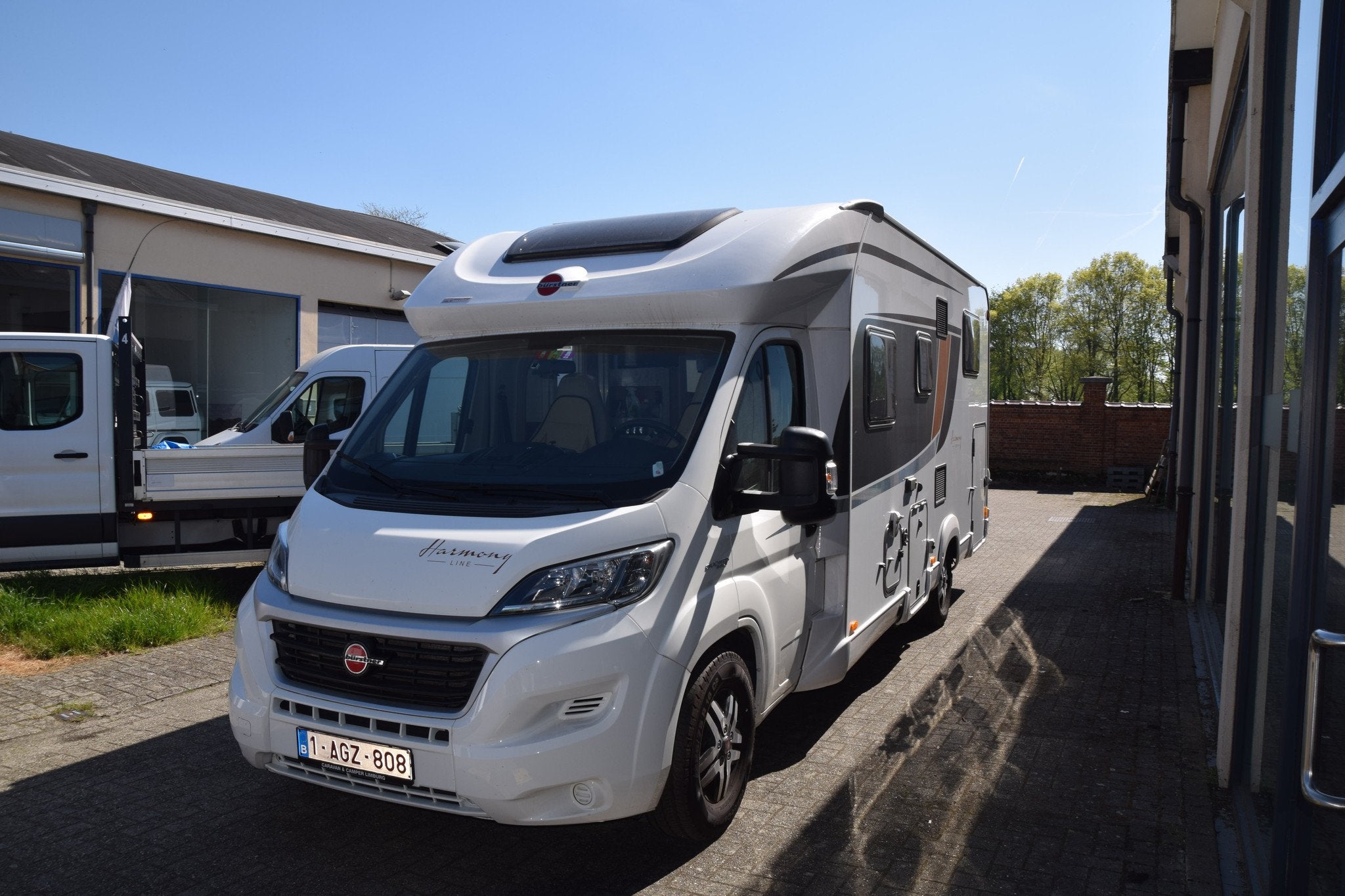 Bürstner Harmoney Line TD 728 G TV-Double Airco, Zonnepanee, Caravans en Kamperen, Mobilhomes, Bedrijf, Airconditioning, Bürstner