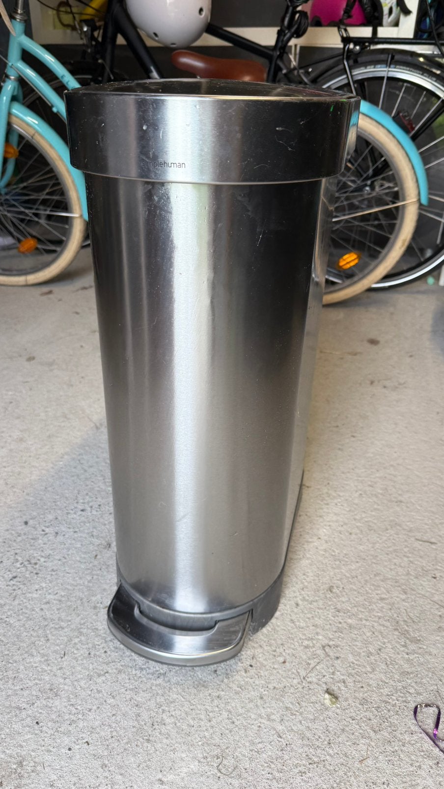 Vuilnisbak pedaal, Ophalen, 50 – 75, Gebruikt, Met pedaal