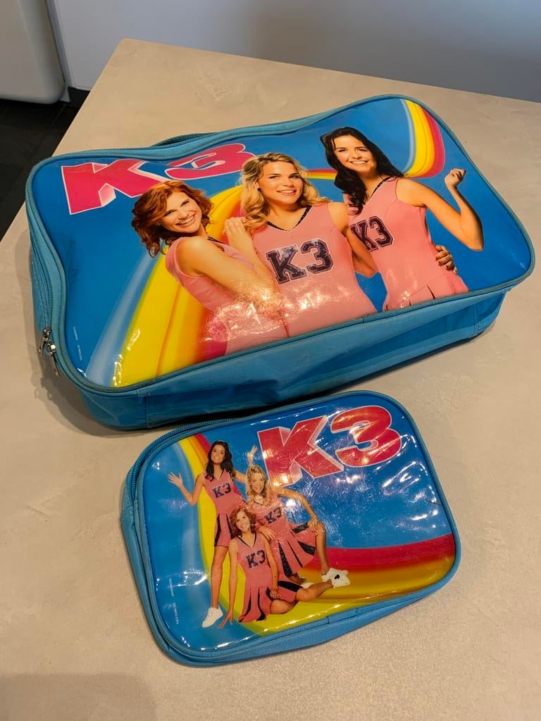 K3 draagtas en toilettas set, geproduceerd door Studio 100., Diversen, Ophalen of Verzenden, Zo goed als nieuw
