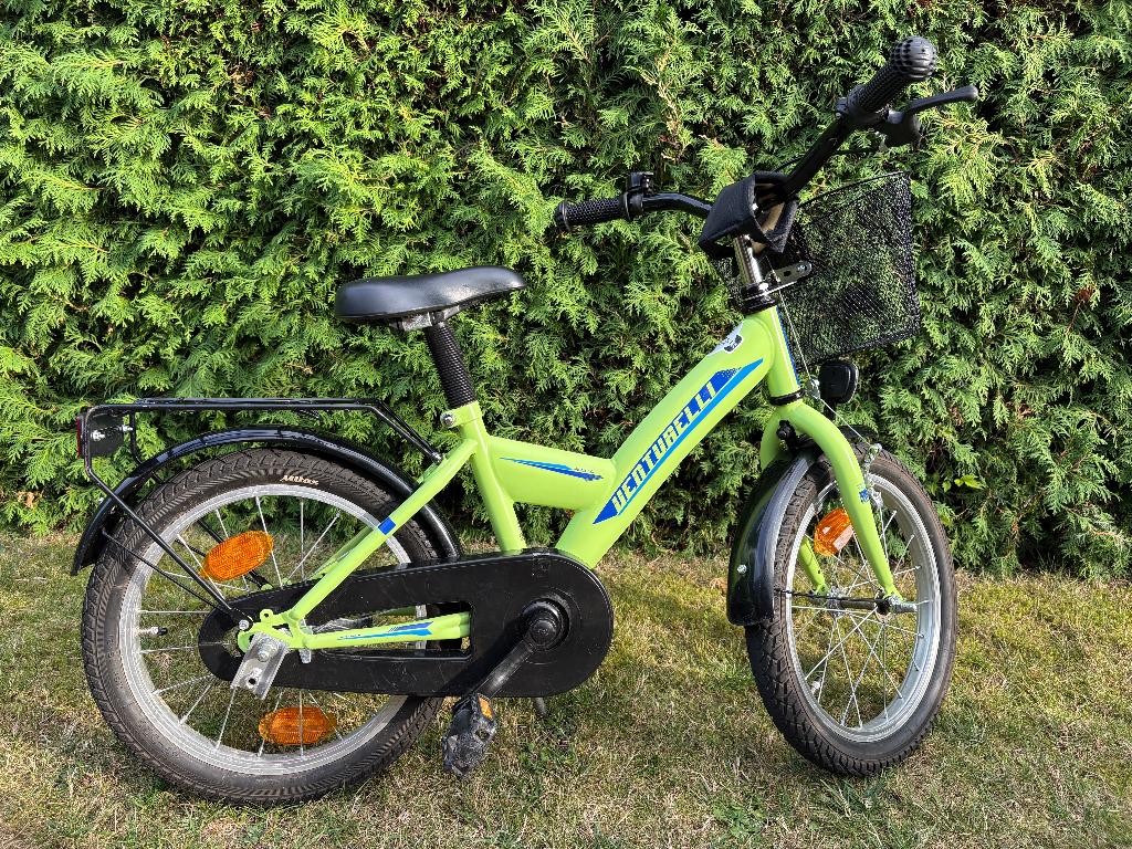 Venturelli 16" kinderfiets, Fietsen en Brommers, Ophalen, Terugtraprem, Zijwieltjes, Venturelli