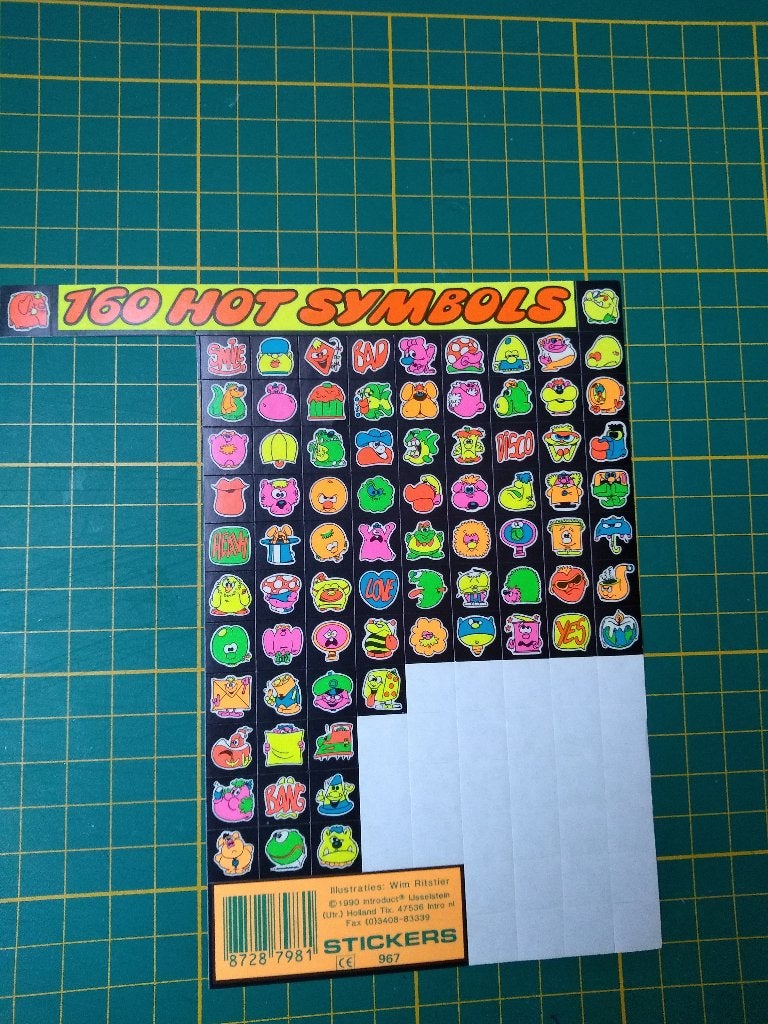 lot stickers vintage reclame cartoons disney dieren merken 1, Verzamelen, Ophalen of Verzenden, Zo goed als nieuw