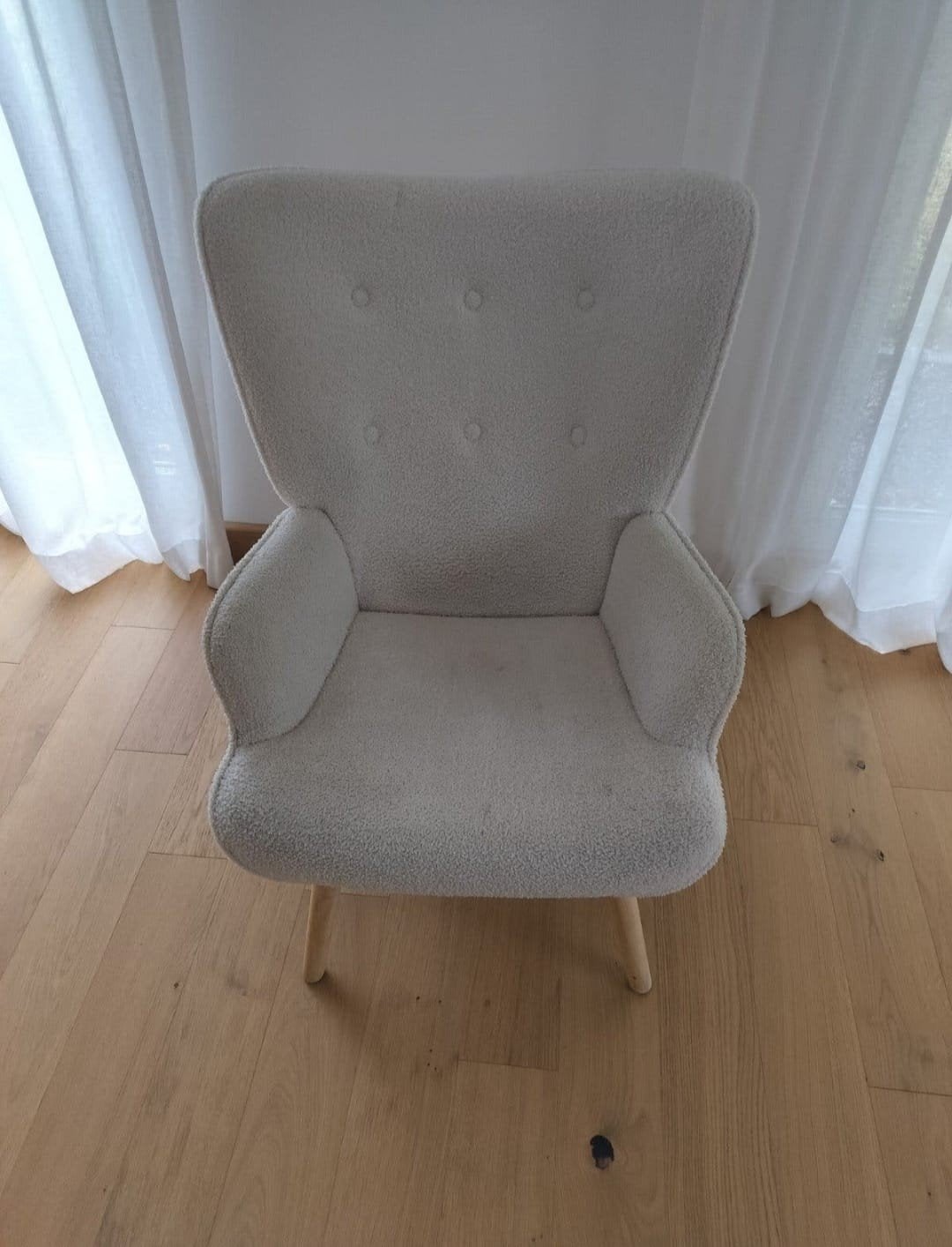 mooie Scandinavische zetel/stoel 2 jaar oud, Huis en Inrichting, Ophalen, Gebruikt, Scandinavisch