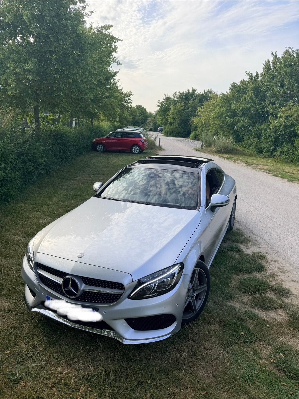 Classe c220d, Cuir, Argent ou Gris, Achat, Beige
