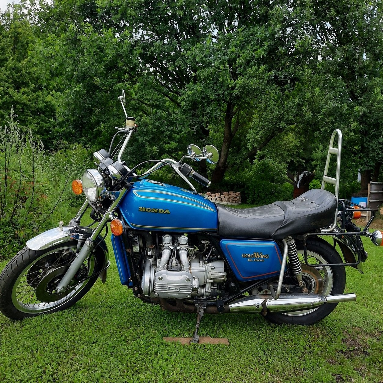 Goldwing GL1 1000 cc, Motoren, 2 cilinders, Gebruikt, 1000 cc, Handgeschakeld