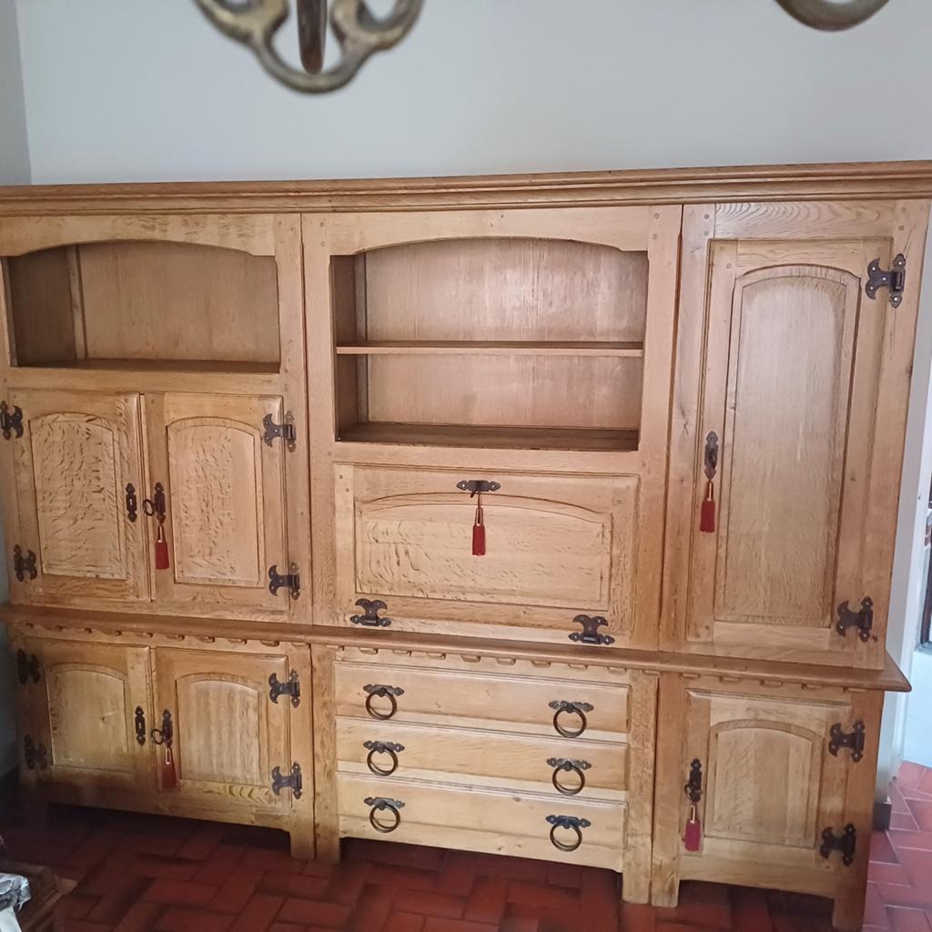 Eiken wandkast, Huis en Inrichting, Kasten | Buffetkasten, Ophalen