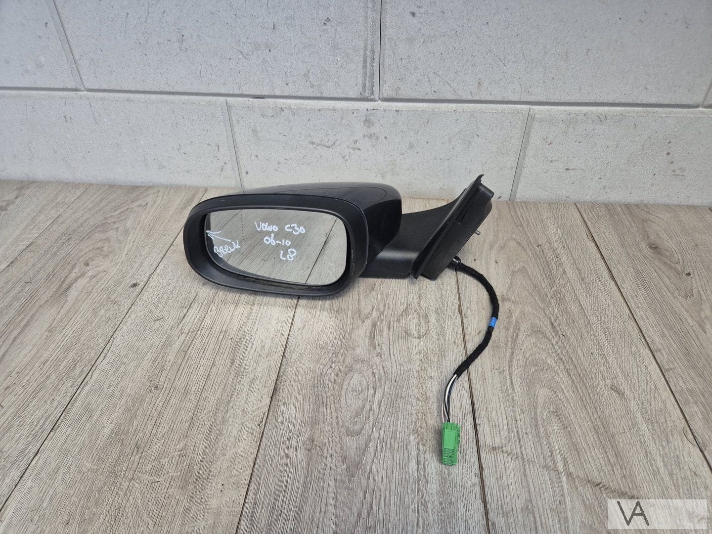 Spiegel links voor Volvo C30 2006 - 2010 klein breukje €75, Gebruikt, -, -, Ophalen of Verzenden