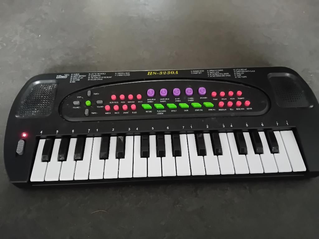 Speelgoedpiano, Ophalen, Gebruikt