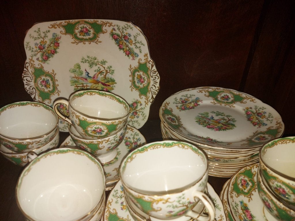 Vintage porseleinen theeservies, Ophalen