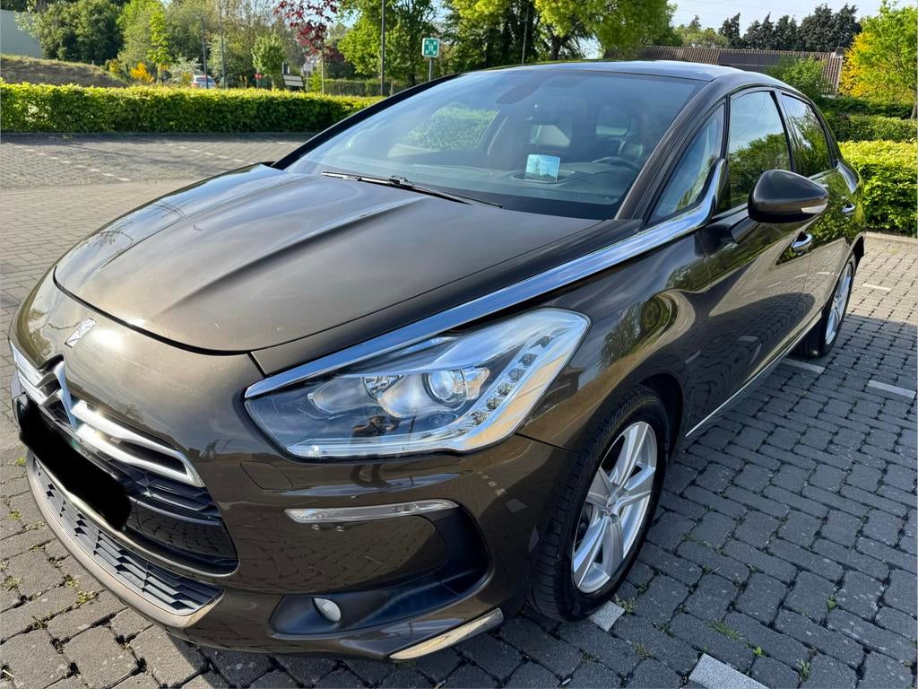 Citroën DS5 1.6 HDi 136PK – Automaat – Full Option – 2014, Auto's, Automaat, Zwart, Bruin, Leder en Stof