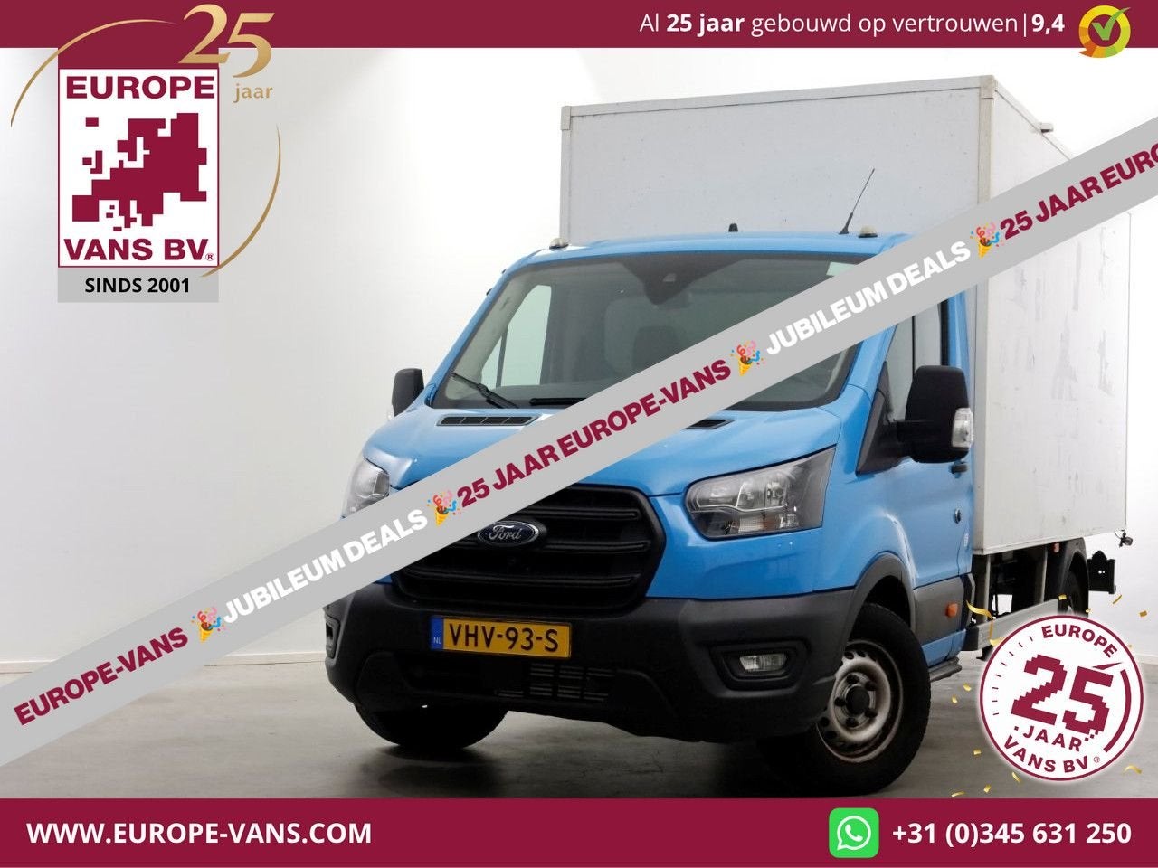 Ford Transit 350 2.0 TDCI 130pk Bakwagen met achterdeuren 2-, Achat, Entreprise, Ford, Bleu