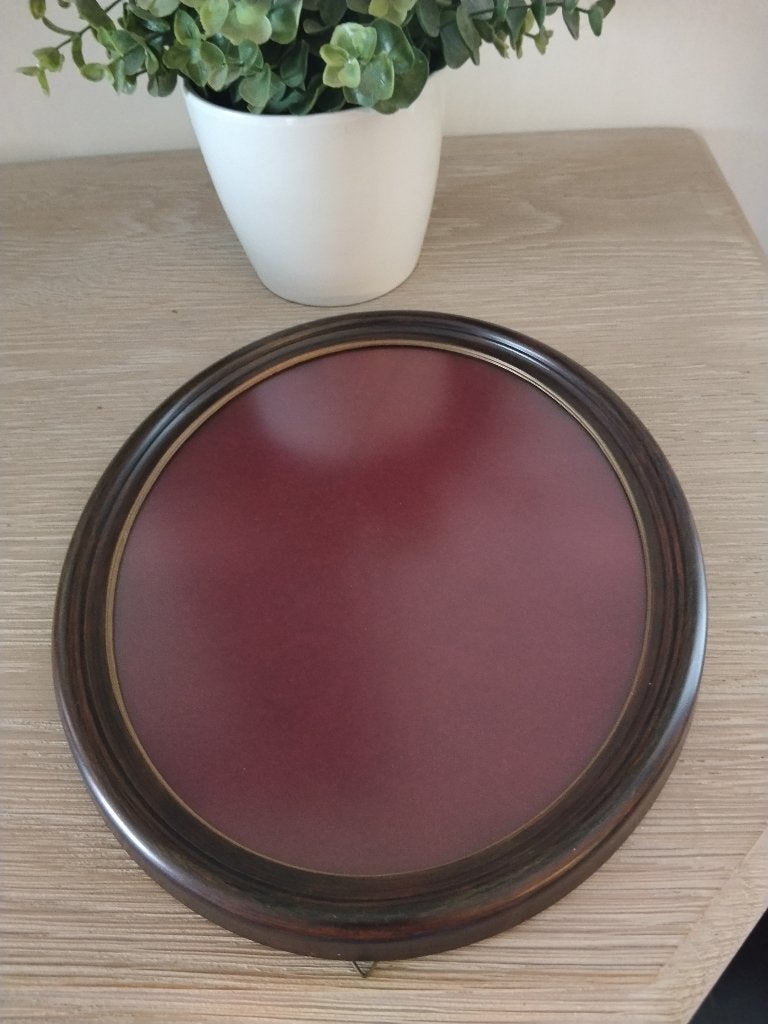 vintage XL ovale fotolijst, Huis en Inrichting, Ophalen of Verzenden, Fotolijst, Met glas, Glas