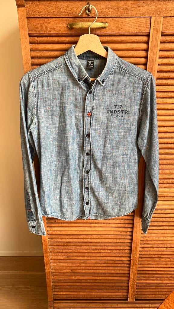 Hemd 717 maat 164 of 13-14 jaar., Ophalen of Verzenden, Zo goed als nieuw, Jongen, Overhemd of Blouse