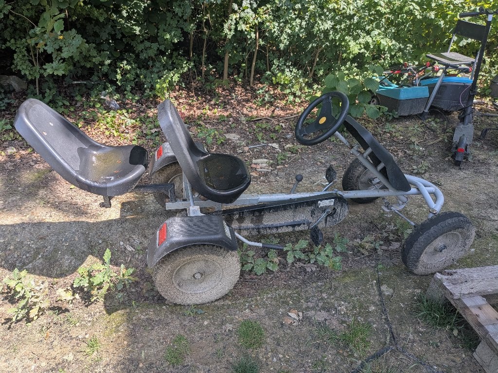 Dubbele go cart, Enlèvement, Utilisé
