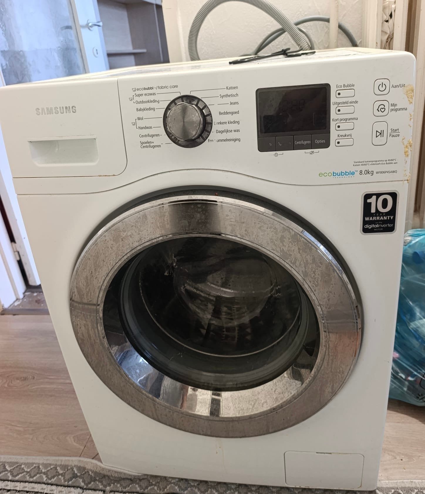 Te koop: Samsung EcoBubble wasmachine – 8 kg, Elektronische apparatuur, Ophalen, Zo goed als nieuw