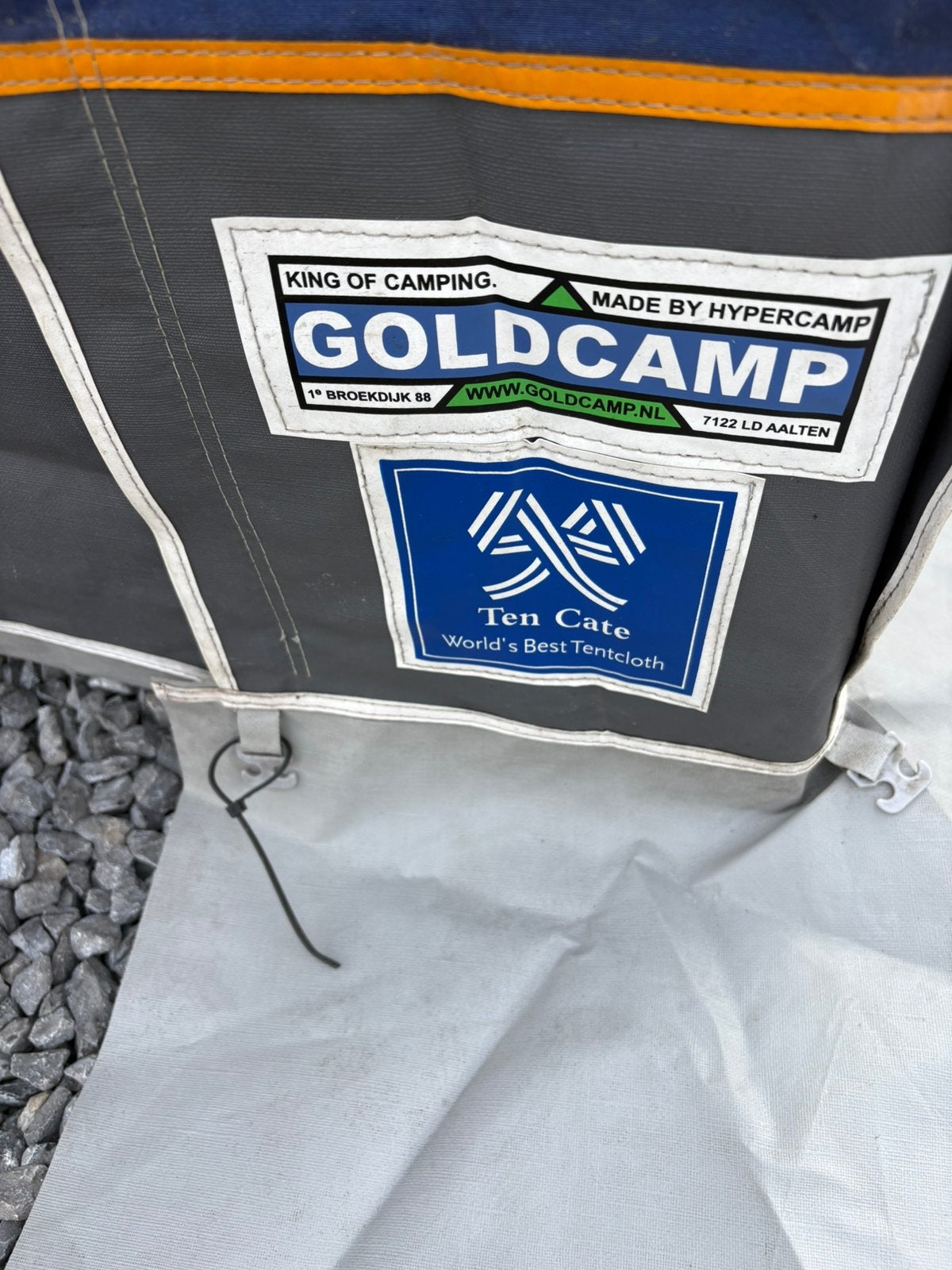 Goldcamp caravanvoortent – Ten Cate doek – nette staat, Ophalen, Gebruikt
