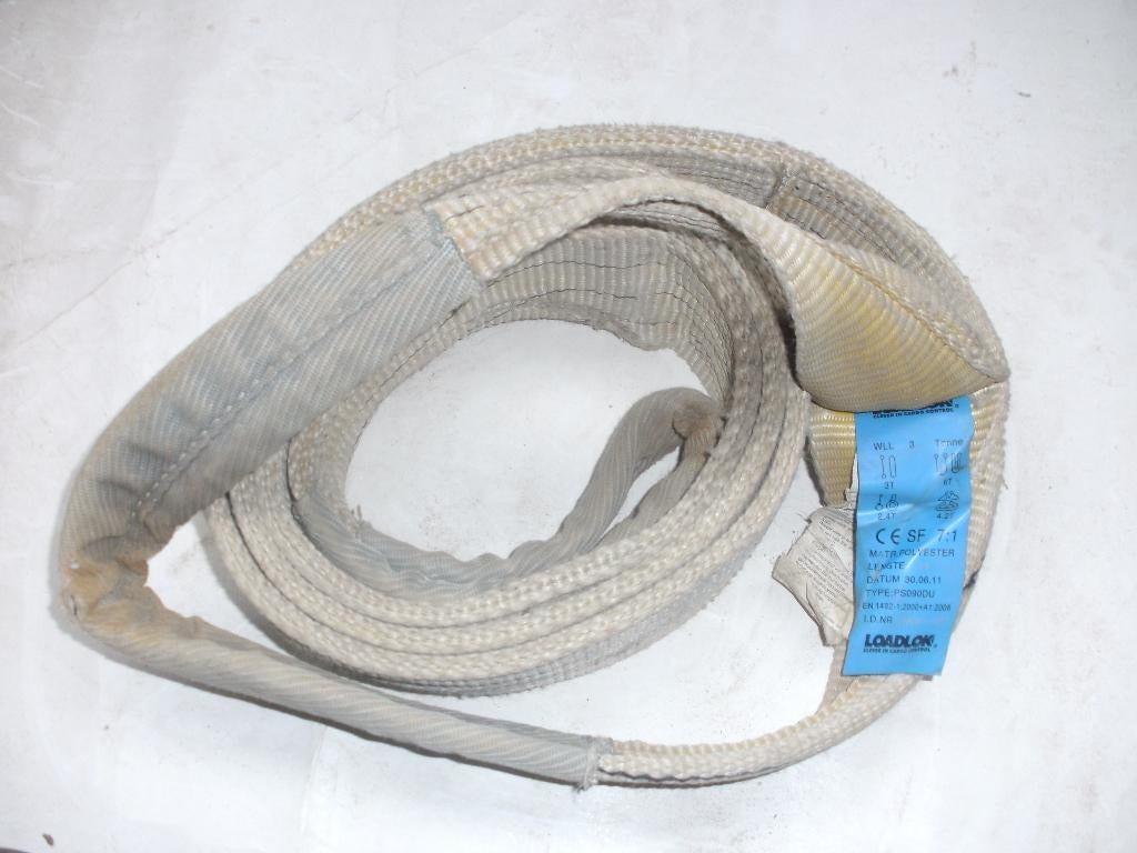 hijsband 3 meter lang 3000kg, Ophalen, Gebruikt