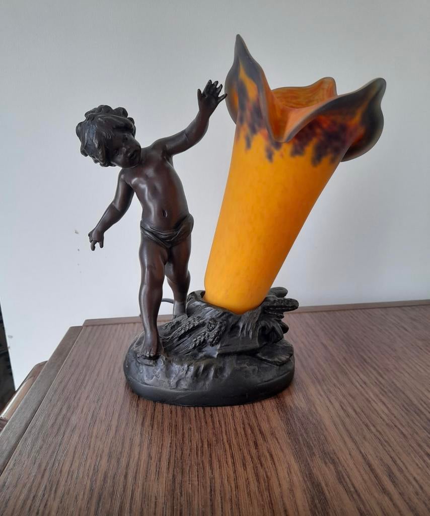 Vintage tafellamp., Huis en Inrichting, Lampen | Tafellampen, Ophalen, Zo goed als nieuw