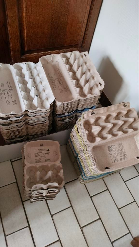 Eierdozen 52 stuks, Ophalen