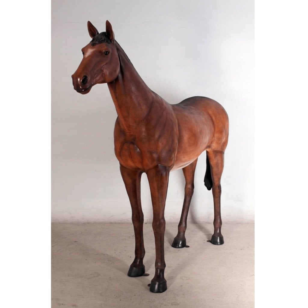 Staand paard — Paardenbeeld, lengte 230 cm, Ophalen, Nieuw, Paard