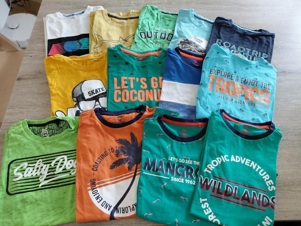 T-shirts maat 158/164, Ophalen of Verzenden, Zo goed als nieuw, Jongen, Shirt of Longsleeve