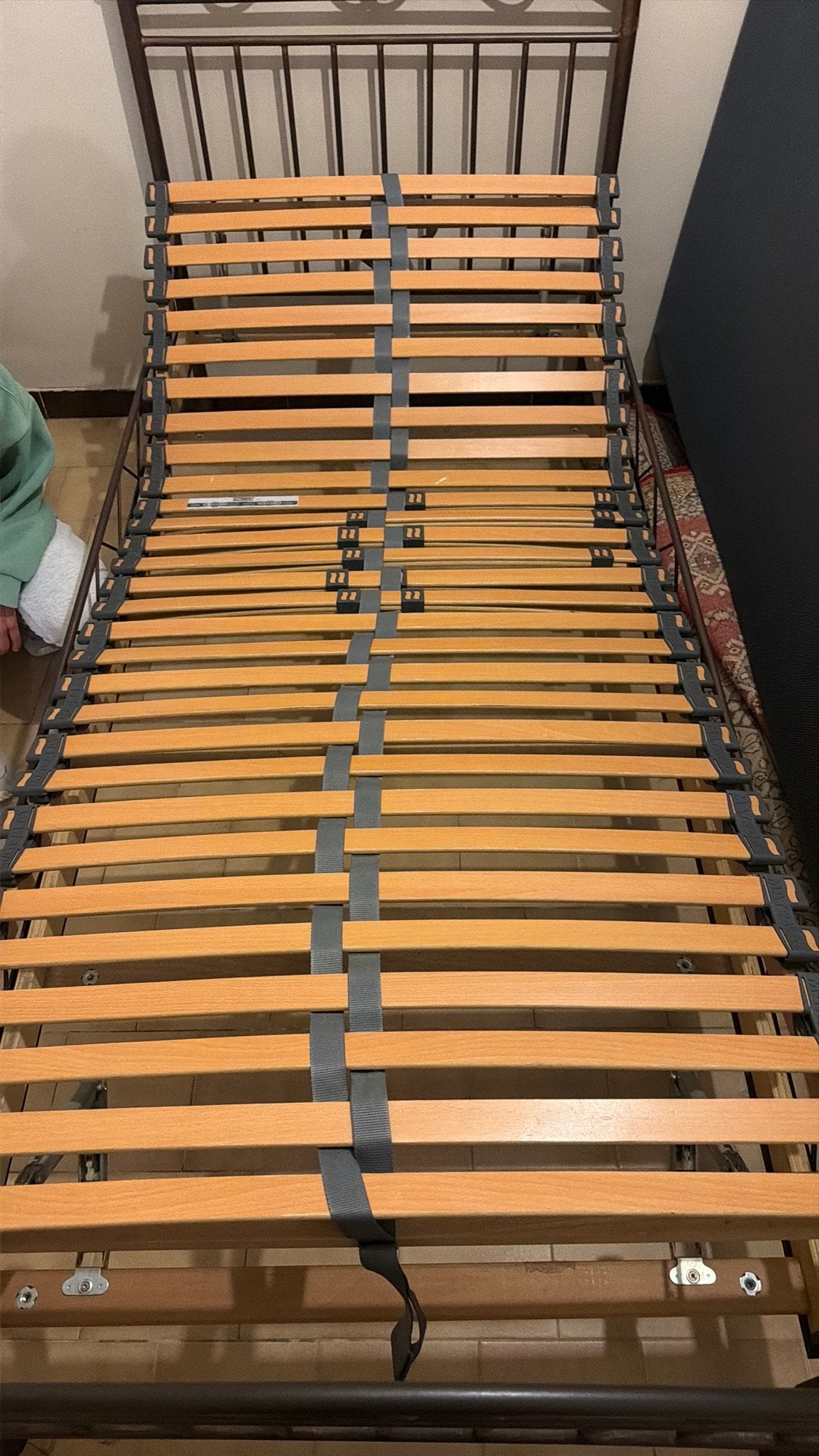 Lattenbodem, Ophalen, Gebruikt, 90 cm, Eenpersoons